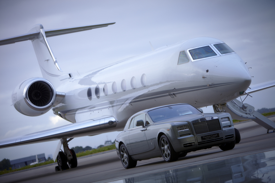 Rolls Royce and Gulfstream G55 at Rizon Hanagr