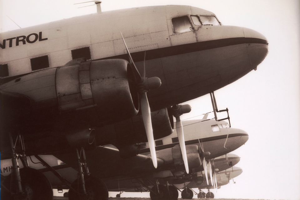 Douglas Dakota DC3 Air Atlantic's Pollution control fleet