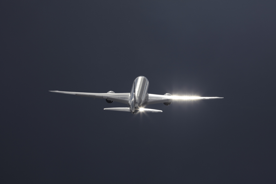 Boeing 787 Dreamliner climb out